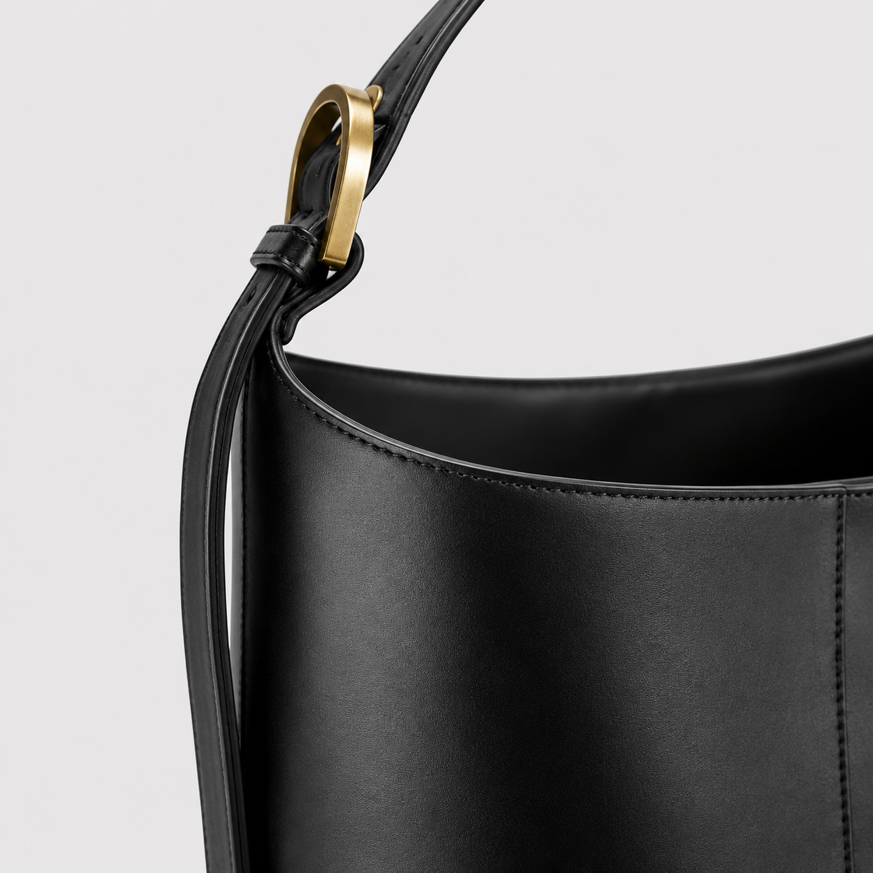 Classic Black Bucket Bag gallery image