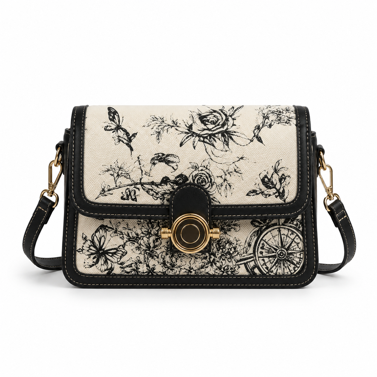 Vintage Print Handbag Set gallery image
