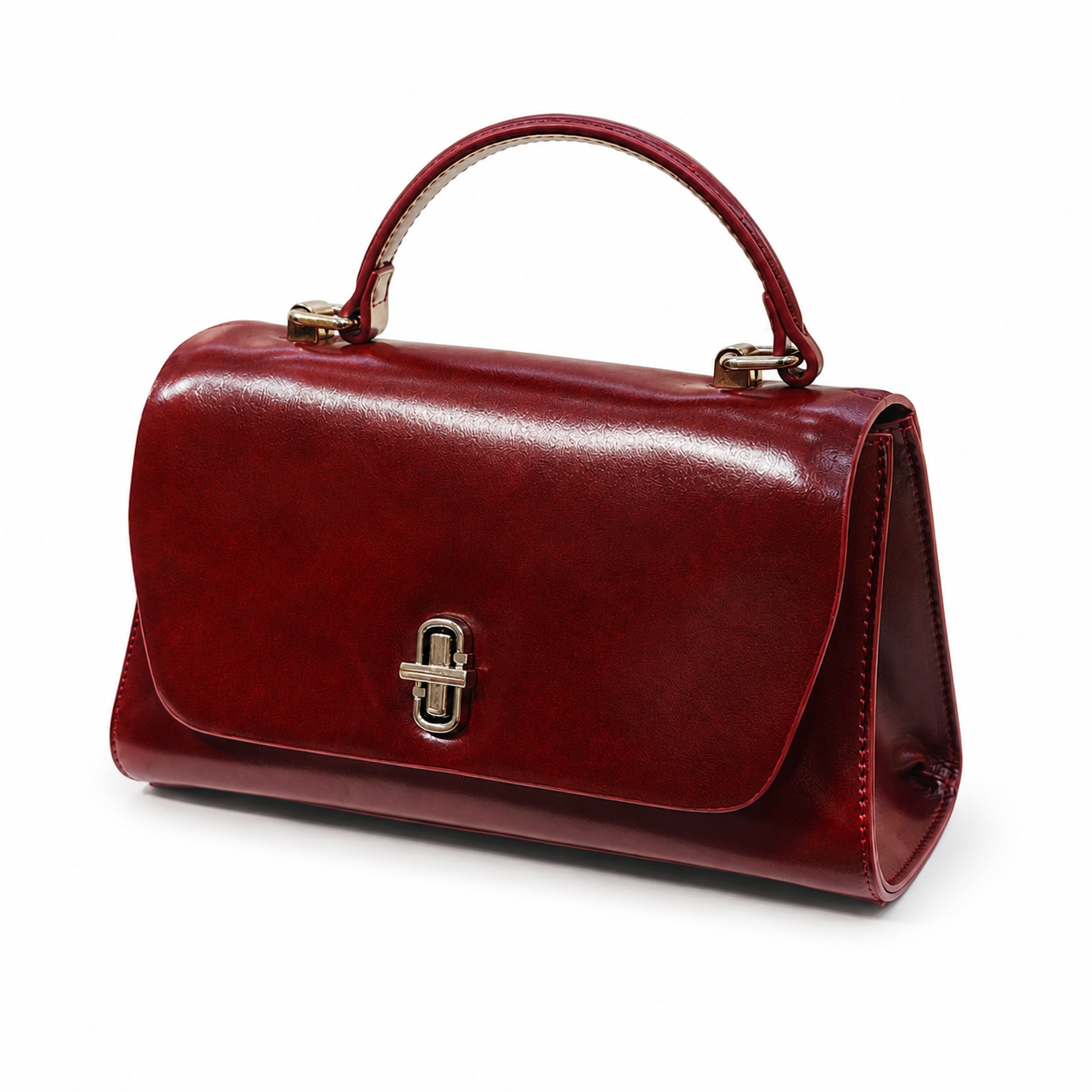 Vintage Burgundy Handbag gallery image
