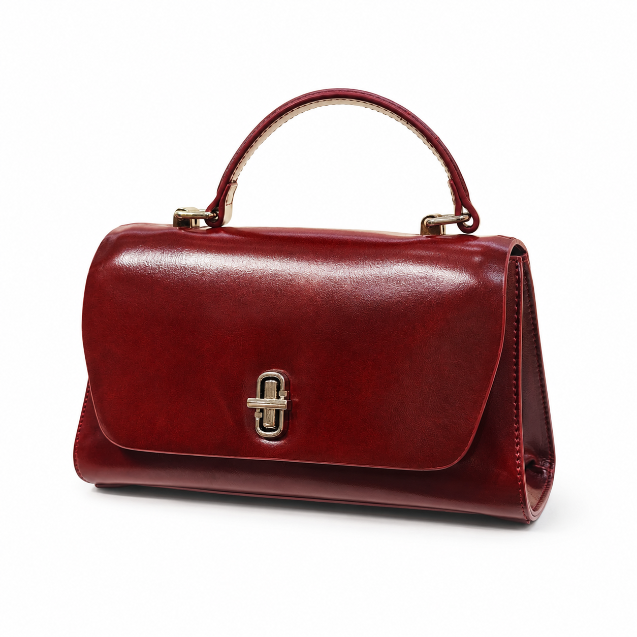 Vintage Burgundy Handbag gallery image