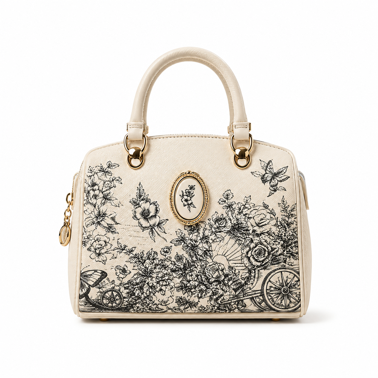 Vintage Print Handbag Set gallery image