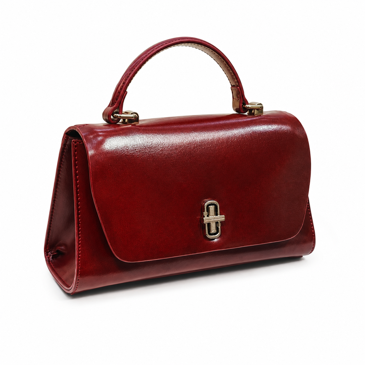 Vintage Burgundy Handbag gallery image